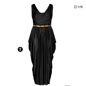 Max Athena GODDESS Elegant Black Evening Gown